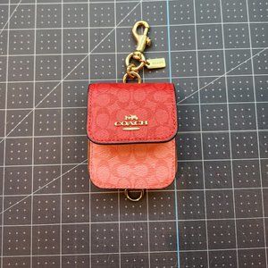 Coach multi attachment case bag charm